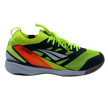 Imagem de Tênis Penalty Futsal Masculino Max 500 Locker Y-3 Amarelo, Amarelo, 39