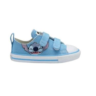 Imagem de Tenis all star converse chuck taylor 2v stitch ref ck1302, 21, Azul, B