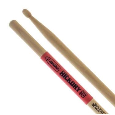 Imagem de Baqueta C. Ibañez Hickory SuperGrip 5BHSG Padrão 5B Punho Emborrachado