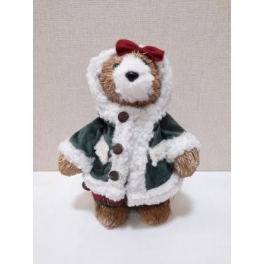 Imagem de Boneco Urso Fêmea Decorativa Natal Palha 30cm - Toque De Classe