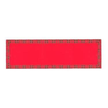 Imagem de Caminho de mesa red tartan - 1un - COPA, Único