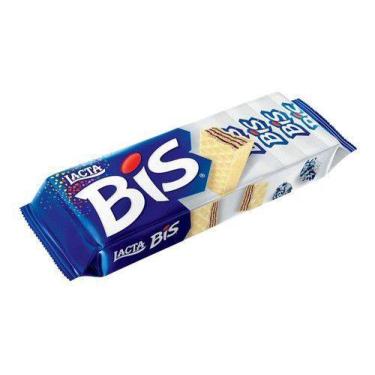Imagem de Kit C/10 Caixas Chocolate Branco Bis Lacta 100,8g