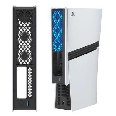 Imagem de Cooler LED RGB Para Playstation 5 Slim Pro 3 Ventoinhas 1 Usb 3.0 - To