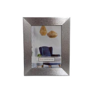 Imagem de Porta Retrato 13x18cm MDF Metalizado Prata - BRAS CONTINENTAL
