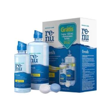 Imagem de Kit Renu Fresh 355ml + 120ml + Estojo para Lentes  - BAUSCH + LOMB