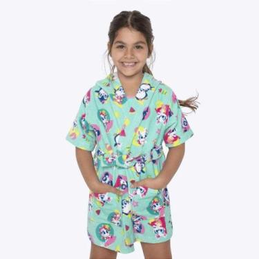 Imagem de Roupão de Banho Multibichos Infantil Menina Puket 110401117
