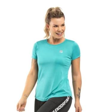 Imagem de Blusa feminina para treino academia dry fit endorfina, Verde, P