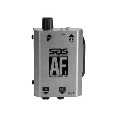 Imagem de Santo Angelo Amplificador De Fone AF1 Prata Inox Portátil