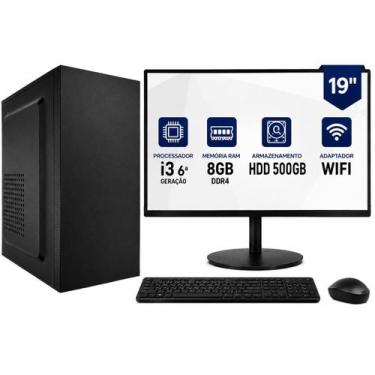 Imagem de Computador Completo Intel Core i3 de 6ª 8gb Ram Ddr4 HDD 500gb Monitor