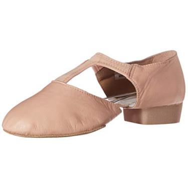 Imagem de Bloch Tênis feminino de dança grega com elástico, rosa, 33