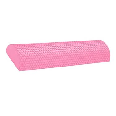 Imagem de Newmind Equipamento de ioga Deep Tissue Parent High Density Half Dome Foam Roller para exercícios - Rosa 45 cm