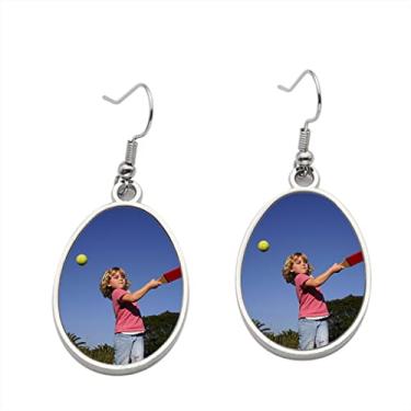 Imagem de Brinco de menina rodando – Brincos pendurados para meninas – Presente de festa de aniversário dos namorados, Metal, Sem pedras preciosas