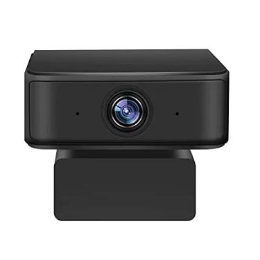 Imagem de Y-T05 Webcam de 360 graus, webcam 1080p com microfone e capa de privacidade, câmera de computador com tripé, câmeras web para computadores, laptop, videoconferências, Plug and Play