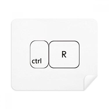 Imagem de Keyboard Symbol ctrl R Pano de limpeza Limpador de tela 2 peças Tecido de camurça