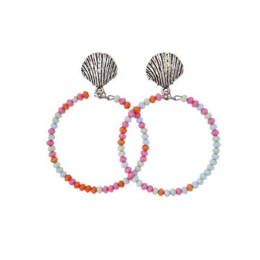 Imagem de Brinco Cristal Colorido