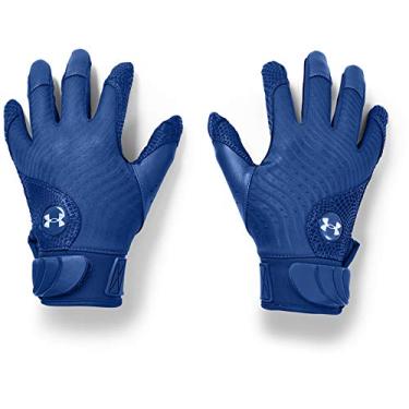 Imagem de Under Armour Luvas de beisebol masculinas Harper Pro 20, azul royal (400)/prata metálica, pequena
