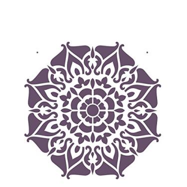 Imagem de Stencil de Acetato para Pintura OPA 20X25 2282 Mandala II Camada I