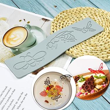 Imagem de Molde de doce de folha oca de animal, chocolate doce 3D molde de silicone de abelha oca/pássaro/caracol / vaca, decoração de bolo de artesanato de açúcar, top de cupcake, argila de polímero (A_26 x 6,35 x 0,35 cm)