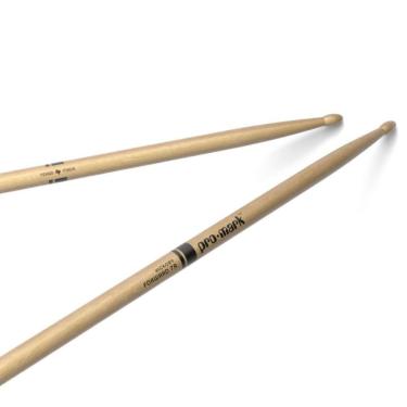 Imagem de Baqueta Promark 7A American Hickory Ponta Madeira TX7AW