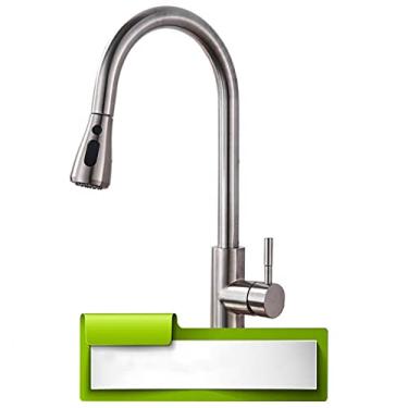 Imagem de Torneira de cozinha preta com furo único, bico de pia de cozinha misturador de córrego cabeça de pulverizador 360 rotação torneira misturador de água quente e fria, níquel B, China