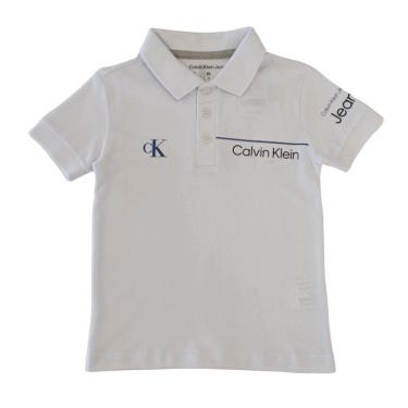 Imagem de Camiseta Polo Infantil Masculina Piquet Calvin Klein 133881