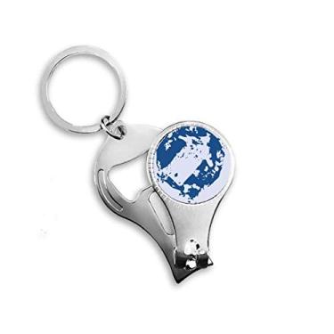 Imagem de Arrow Design simples Ilustração Redonda Padrão Alicate de Unha Chaveiro Abridor de Garrafas Cortador