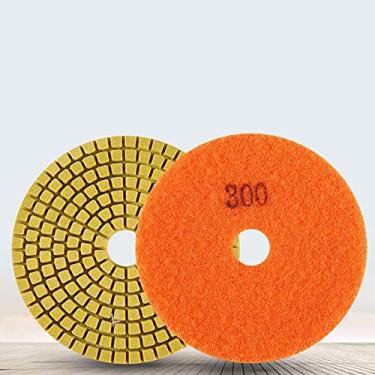 Imagem de Disco de Moagem de Diamante úmido de 100 Mm 4, Almofada de Polimento de Pedra de Mármore de Granito, Tem Forte Força de Moagem e Suavidade (300)