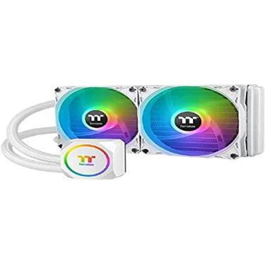 Imagem de Water Cooler 240mmThermalTake TH240 Snow Edition ARGB Sync CL-W301-PL12SW-B