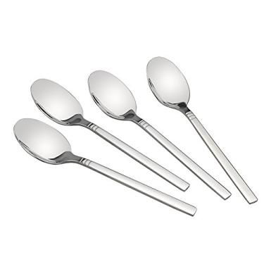 Imagem de Colheres de Sobremesa Fiaze 12 peças de Aço Inoxidável Colher de Chá