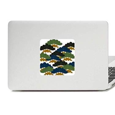 Imagem de Pinheiro chinês tradicional padrão abstrato decalque vinil paster laptop decoração PC