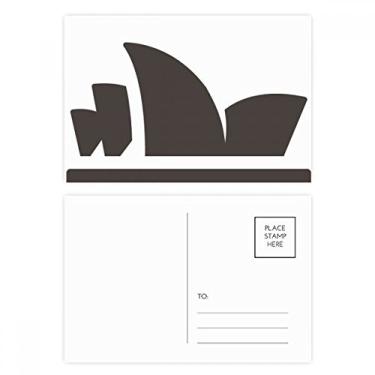 Imagem de Cartão postal Australia City Landmark Sydney Opera House, conjunto de cartões postais de aniversário, cartão de agradecimento