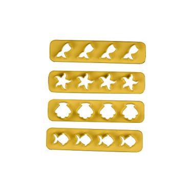 Imagem de CORTADOR Kit Réguas Miniaturas 4, Standard, BlueStar, Amarelo