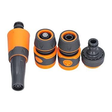 Imagem de BHDK Bocal de mangueira, conectores rápidos à prova de vazamento, bocal de mangueira de jardim para irrigação de plantas de jardim, irrigação para lavagem de carro, banho de animais de estimação