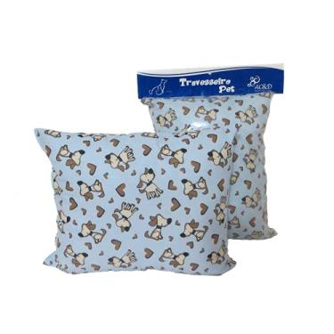 Imagem de Travesseiro Pet Love Azul 28x35cm