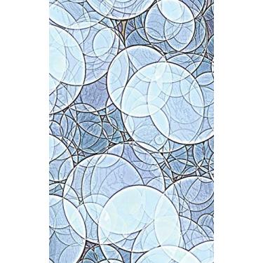 Imagem de Cannabis Rating Journal - Blue Bubbles: 5 X 8 200 Page:100 Sheet Blank Form Discreet THC CBD Cannabis Rating