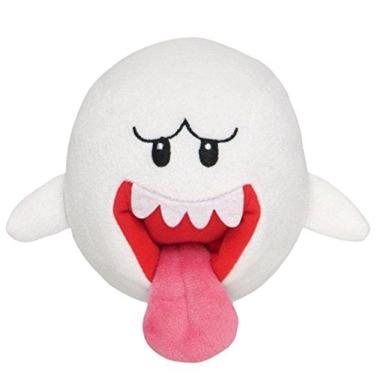 Imagem de Sanei Super Mario All Star Collection 4" Ghost Boo Plush, Pequeno