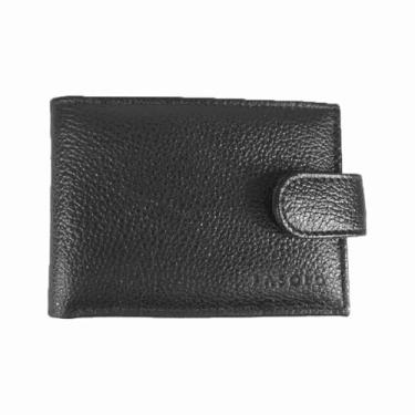 Imagem de Carteira em Couro Masculina, Fasolo, Preto