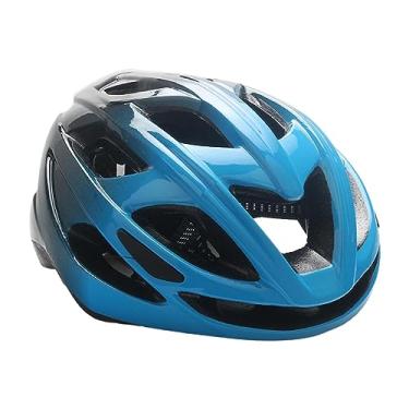 Imagem de Capacetes de bicicleta Capacete de bicicleta Acessórios de ciclismo Capacete de ciclismo Alça de queixo ajustável para skate Biker Road Mountain Bike, Azul preto