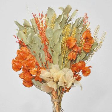 Imagem de Buquê de flores desidratadas libélula amarela