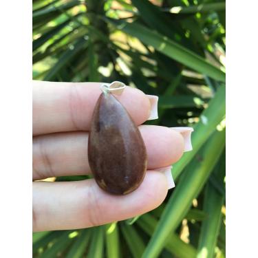 Imagem de PINGENTE MINI GOTA QUARTZO VERMELHO - (2,5 a 3,5) cm