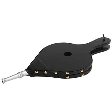 Imagem de Fole De Lareira, Soprador De Ar De Madeira Manual, Ferramentas De Partida De Fogo Para Acampamento Ao Ar Livre, Churrasqueira, Chaminé(Tubo Prateado)