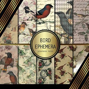 Imagem de Scrapbook Paper: Bird Ephemera: Double-Sided for Crafts Card Making Origami Specialty Scrapbooking Paper Pad