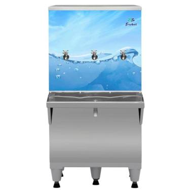 Imagem de Bebedouro de Água Industrial 100 Litros Coluna com 3 Torneiras - Frisbel