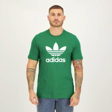 Imagem de Camiseta Adidas Adicolor Classics Trefoil Verde