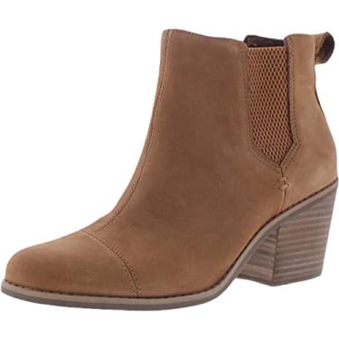 Imagem de TOMS Botas femininas Everly Pull On Ankle Boots, Bronzeado, 40