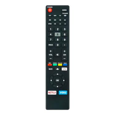 Imagem de PERFASCIN NH427UD Novo controle remoto de substituição compatível com Sanyo Smart LED LCD TV FW50C36FB FW65C78F FW55C78F FW50C78F FW55C87F FW50C87F FW55C46F FW43C46F FW55C46F-B FW55C46F-B 55C46 FB
