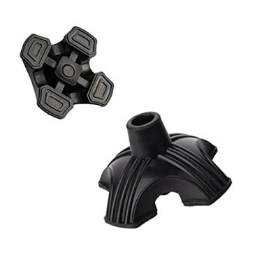 Imagem de DHinkyoung Ponteiras de bengala, protetor de bengala resistente de 0,9 cm, virola de borracha durável, antiderrapante, almofada de substituição para bengalas de caminhada