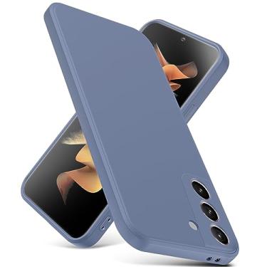 Imagem de YSLBWLE Capa para Samsung Galaxy S21 FE, capa fina de silicone líquido, à prova de choque, capa fina para celular Galaxy S21 FE, capa protetora de câmera de corpo inteiro - cinza escuro 2-s21 fe-09