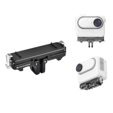 Imagem de ZLiT Suporte de câmera para Insta360 Go3, suporte magnético de liberação rápida para acessórios adaptadores de montagem de câmera Insta360 GO3 (preto)