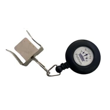 Imagem de Porta Giz Platinum Modelo Retrátil com Cordinha para Sinuca/Bilhar Ioiô Preto